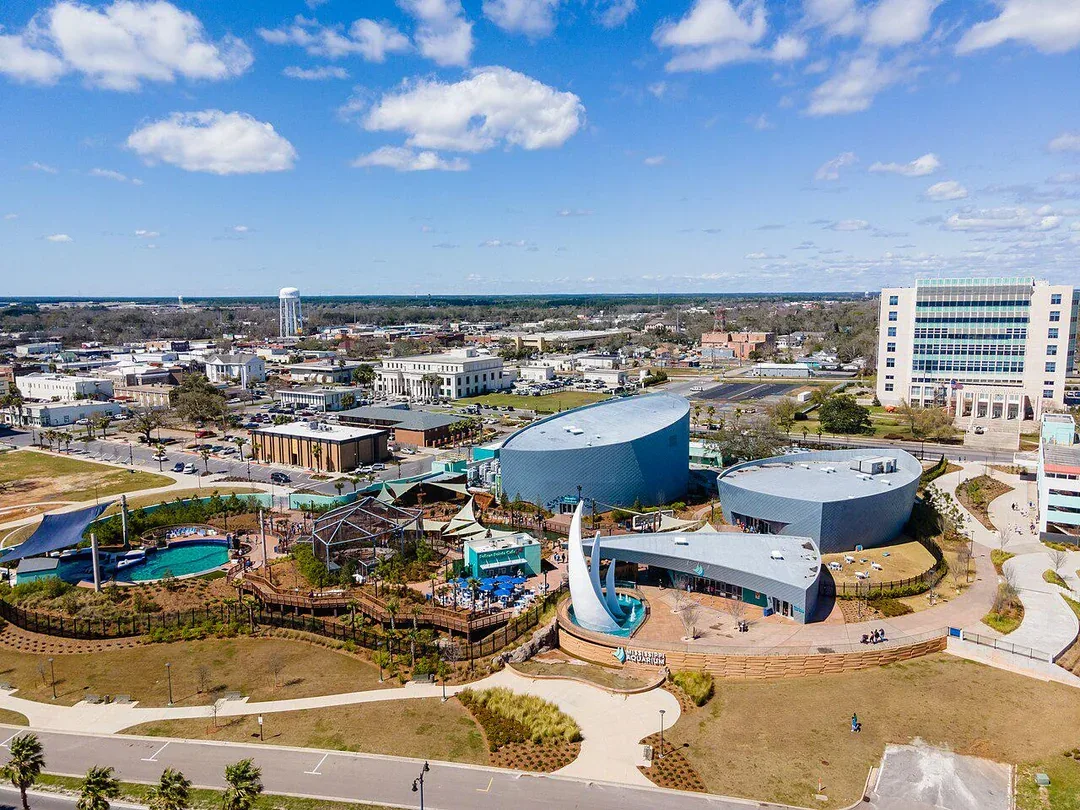 aerial view of gulfport